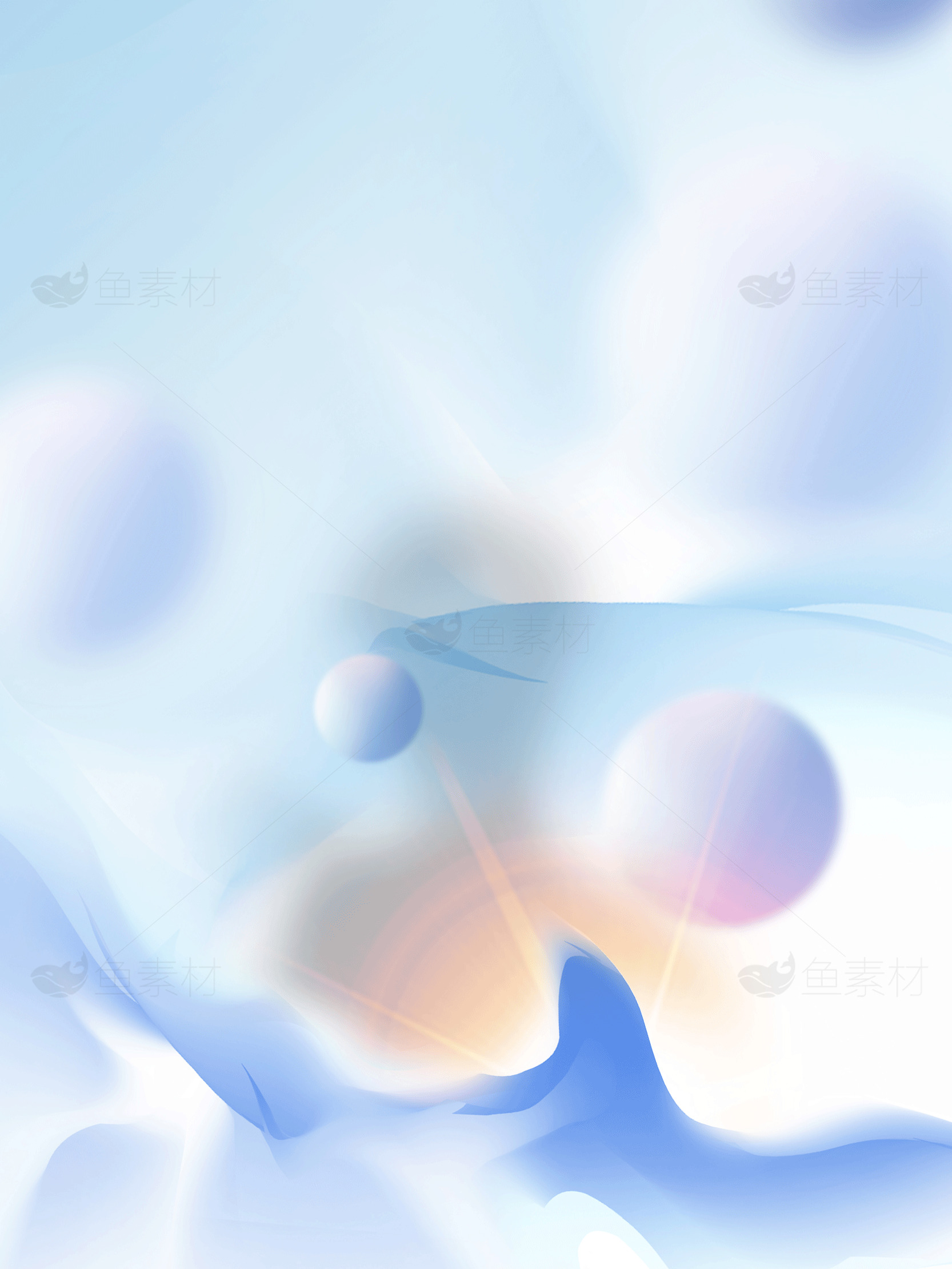 梦幻蓝色抽象背景图片素材