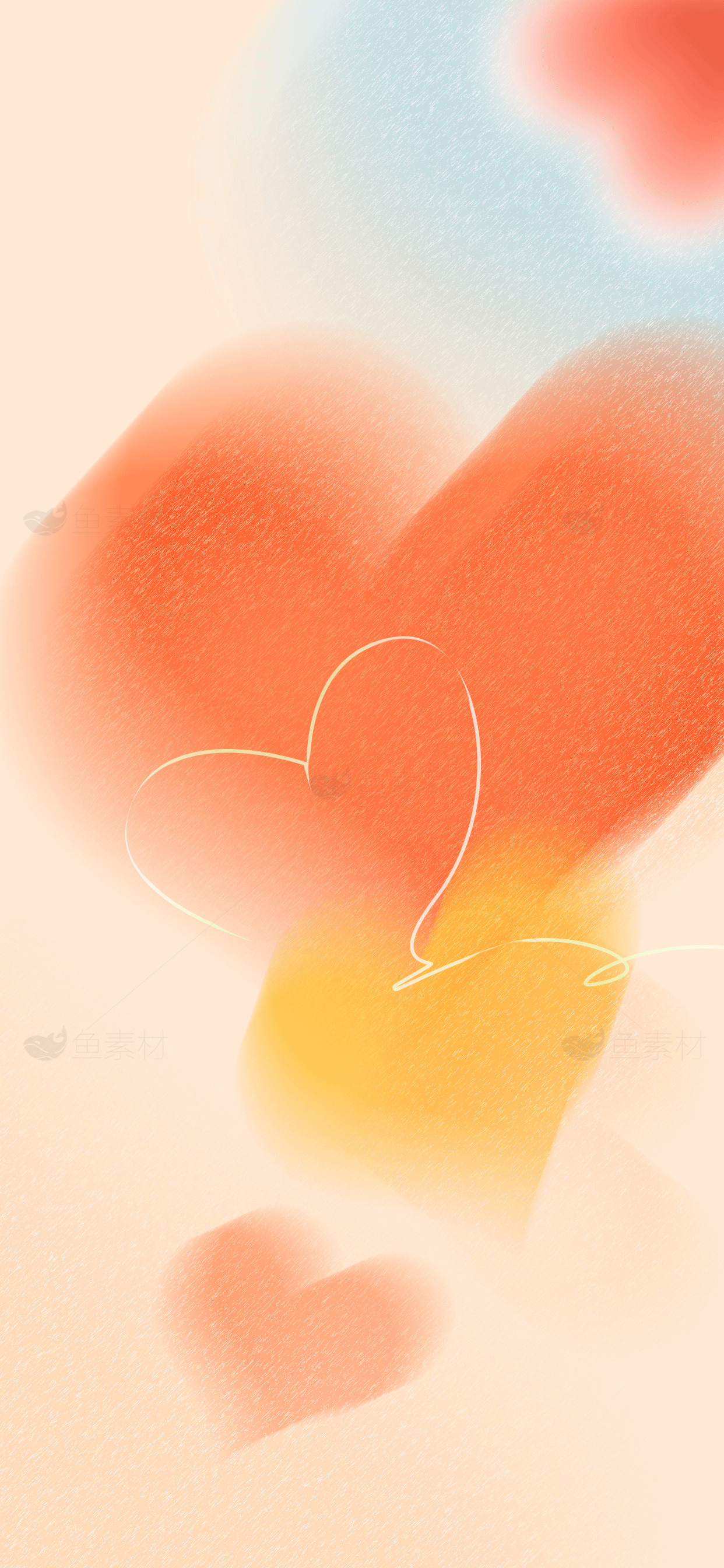 浪漫心形背景图片素材