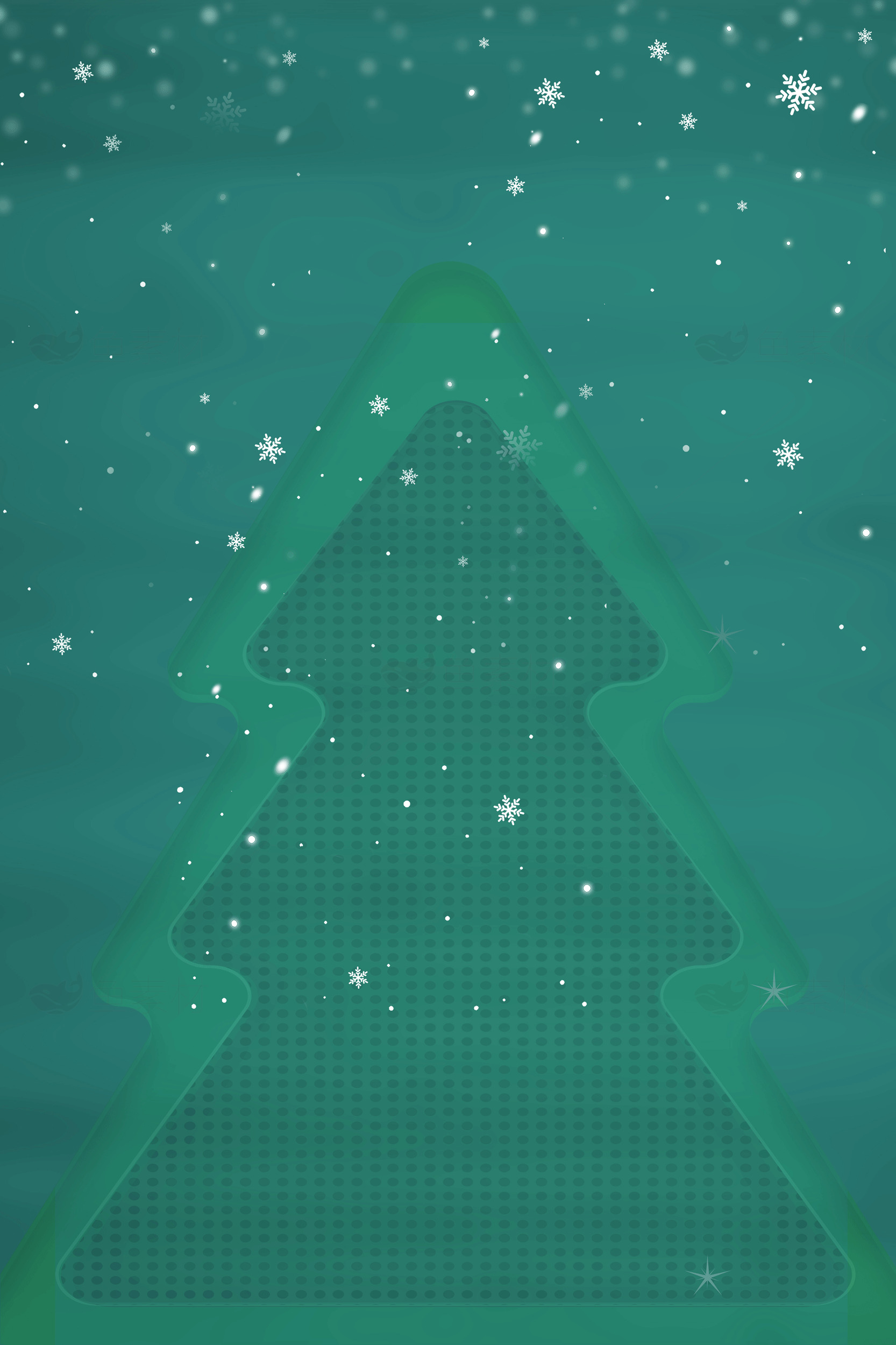 绿色圣诞节背景高清图片素材