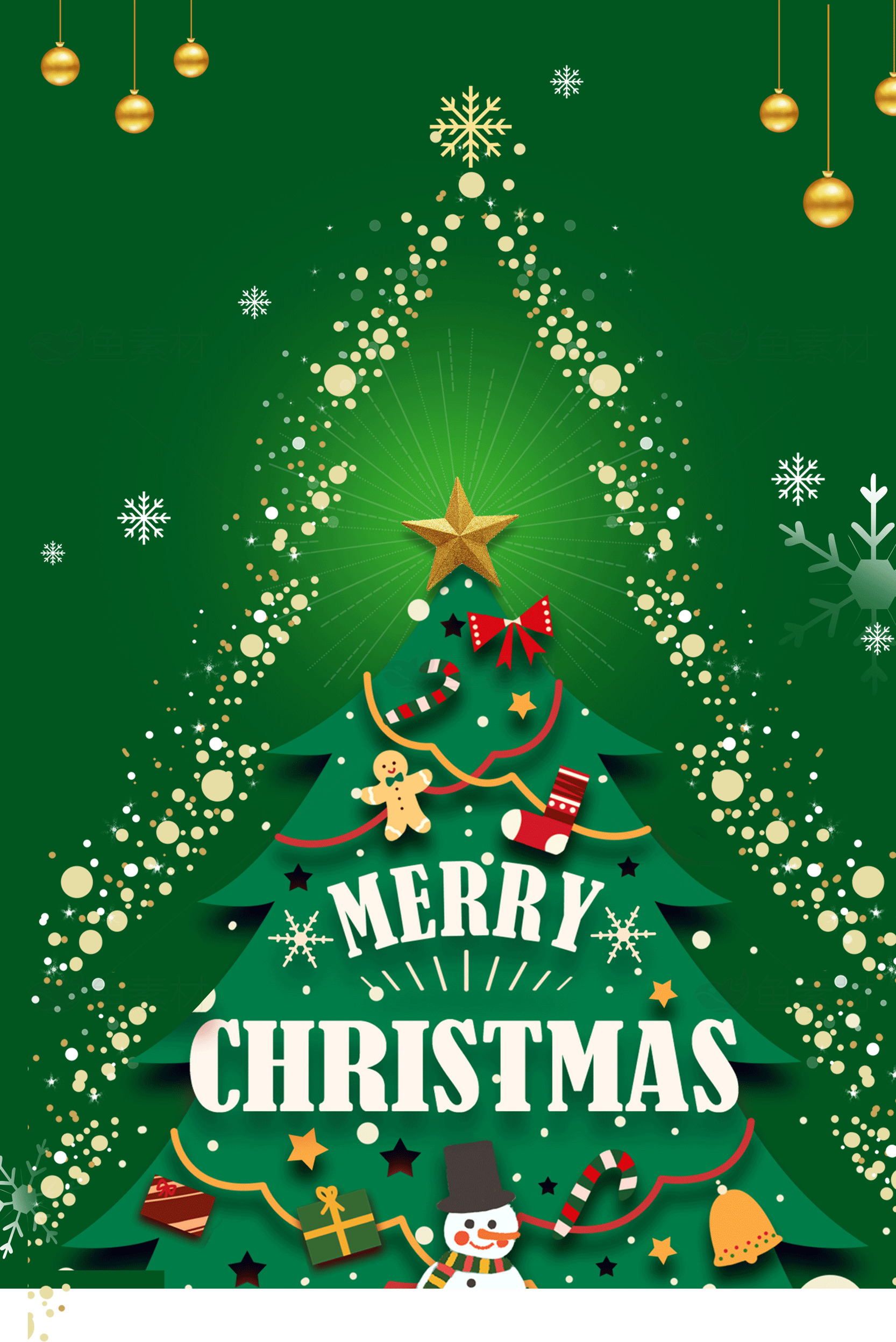 圣诞节贺卡设计模板与祝福语合集素材