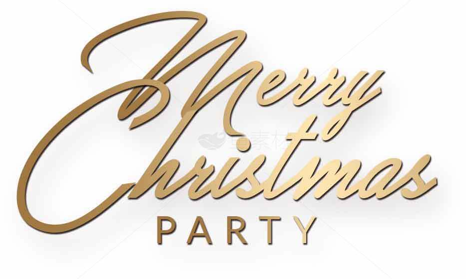 圣诞派对邀请函设计素材