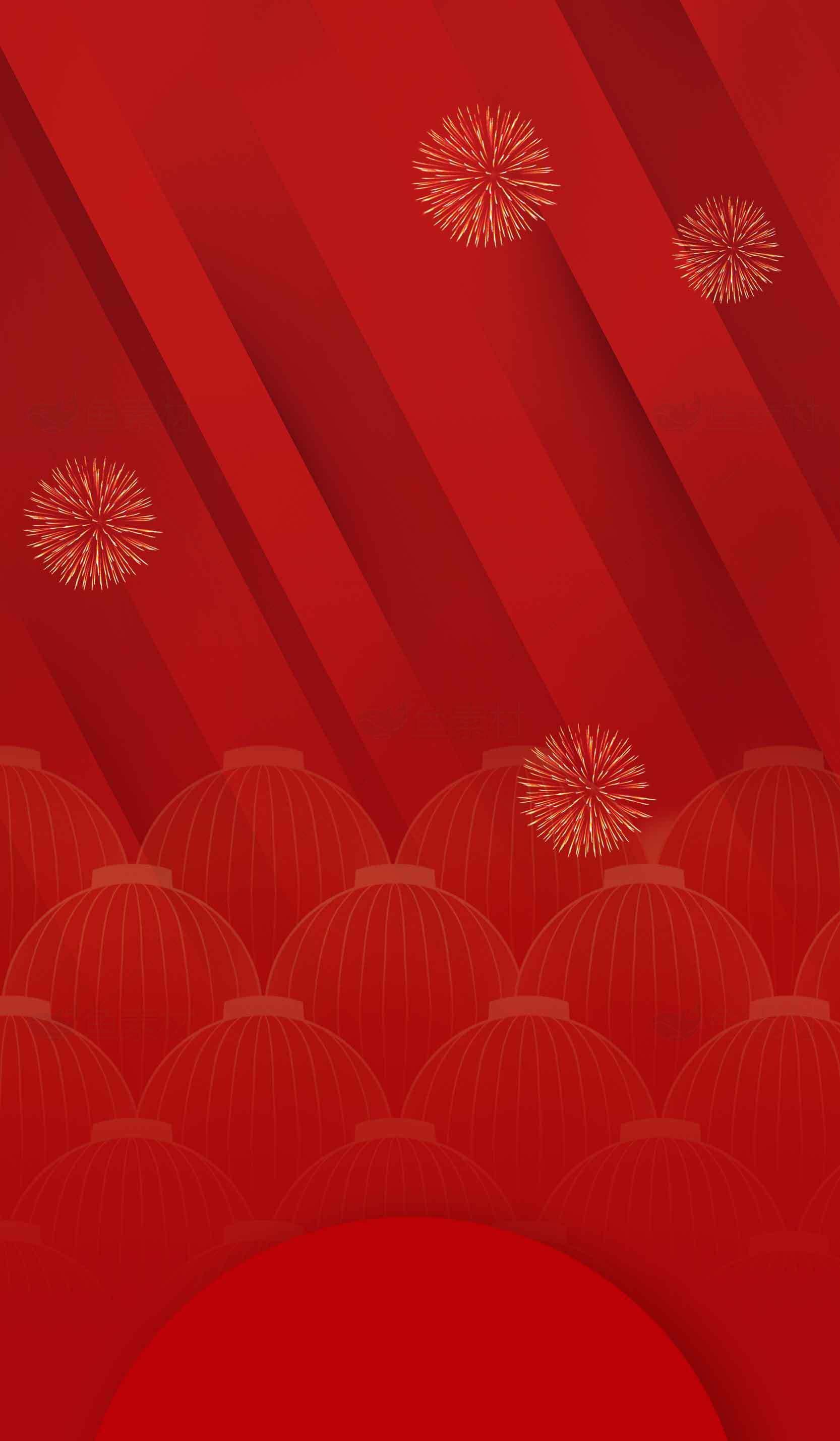 红色中国风背景图片合集素材