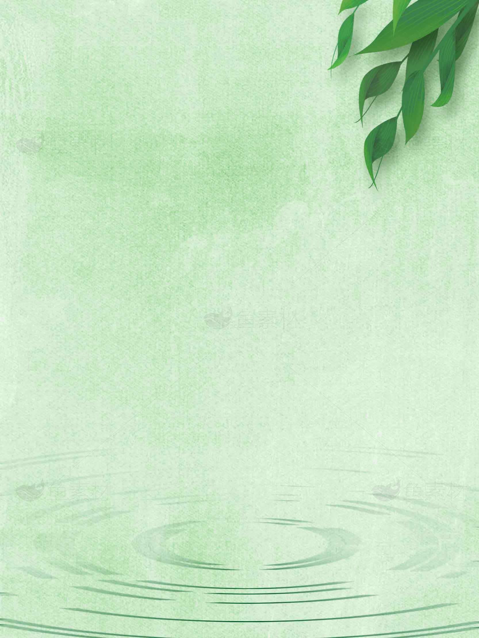 清新自然绿色背景图片素材