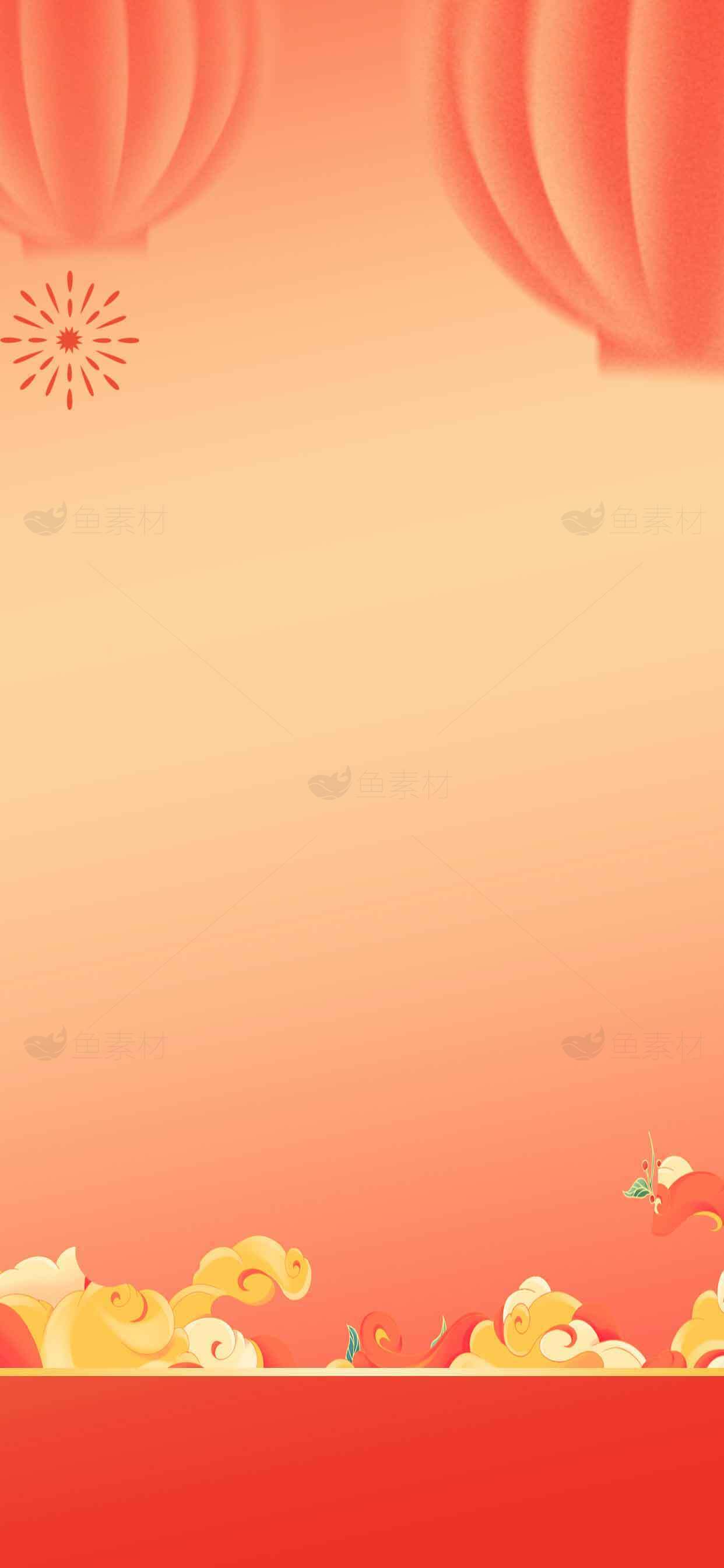 新年喜庆红色背景图片素材