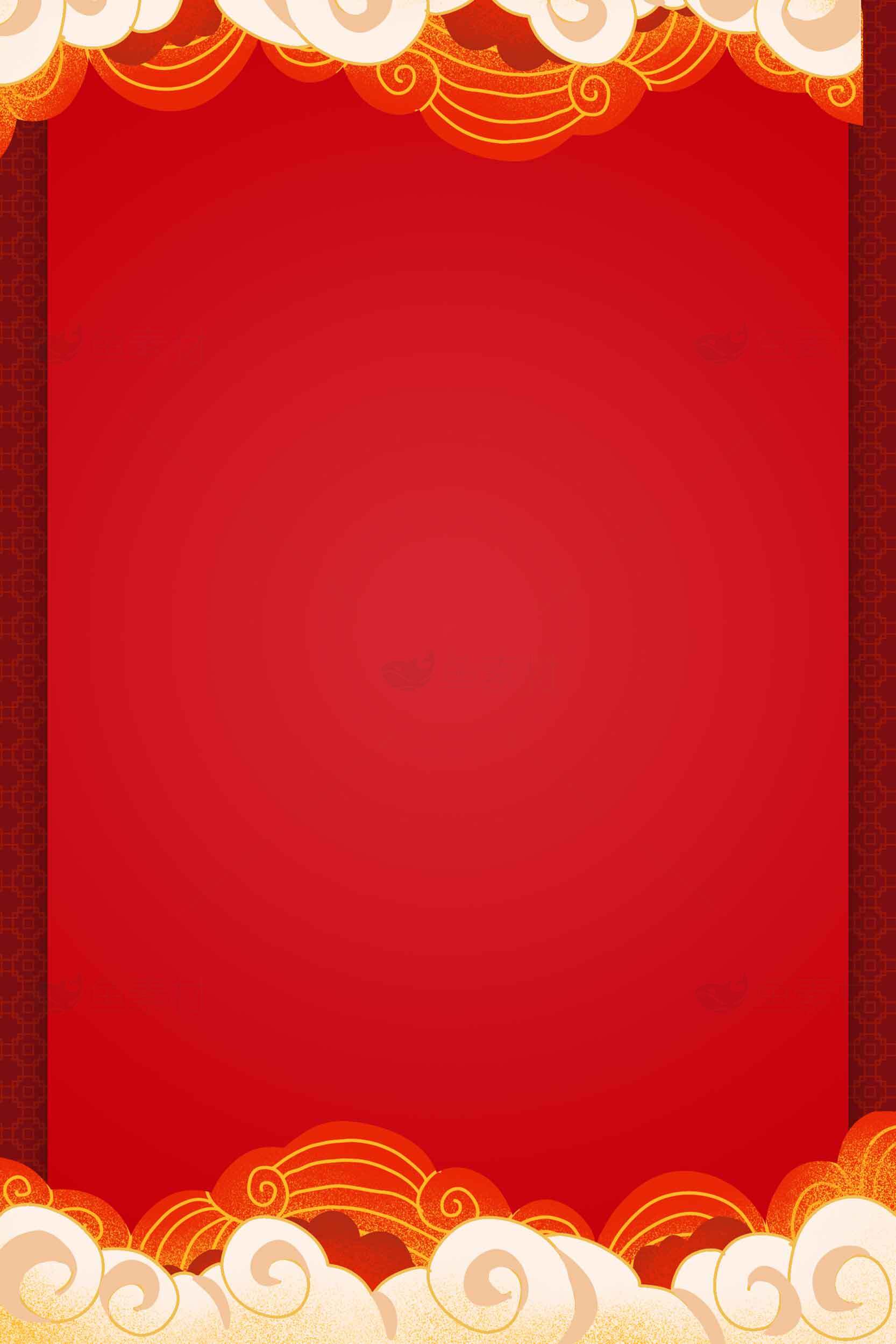 中国风红色喜庆背景设计模板素材