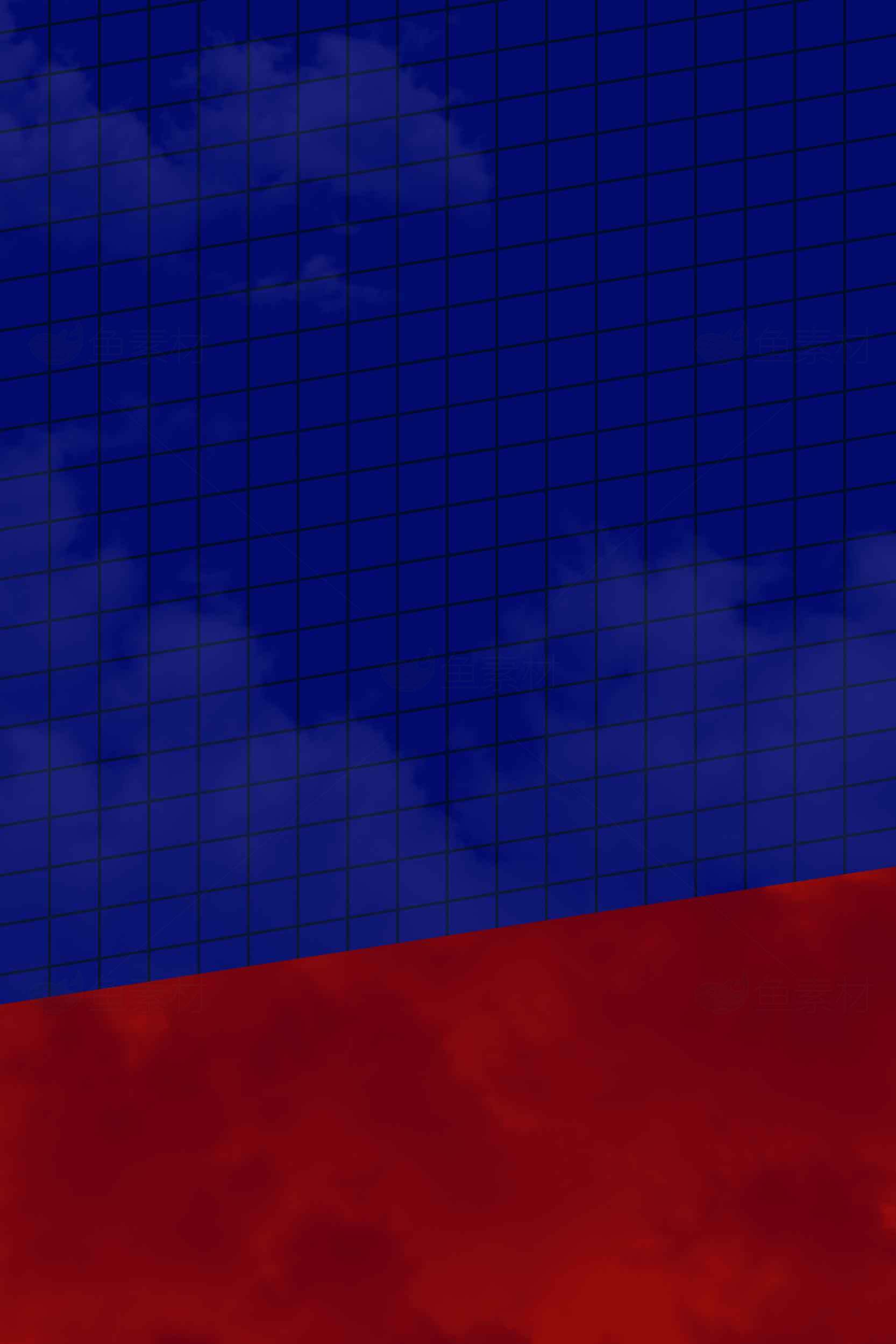 蓝红撞色背景图片设计素材