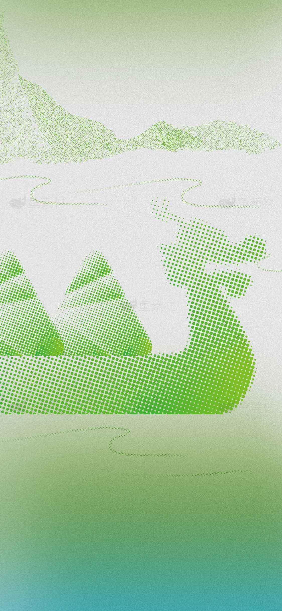端午节龙舟赛主题绿色背景素材图片