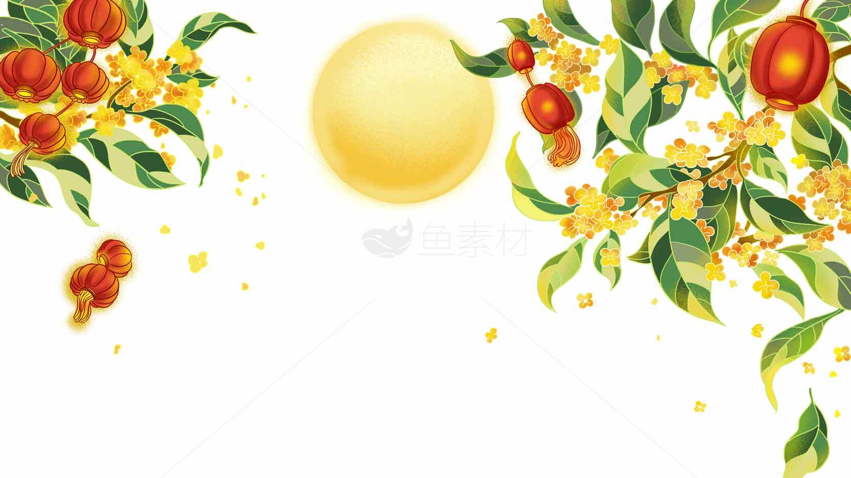 自然果实与阳光背景设计素材