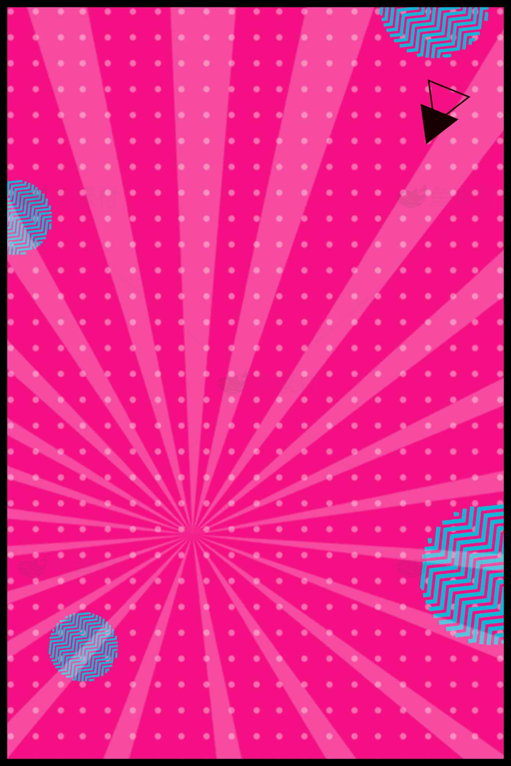 粉色放射状背景设计图片素材