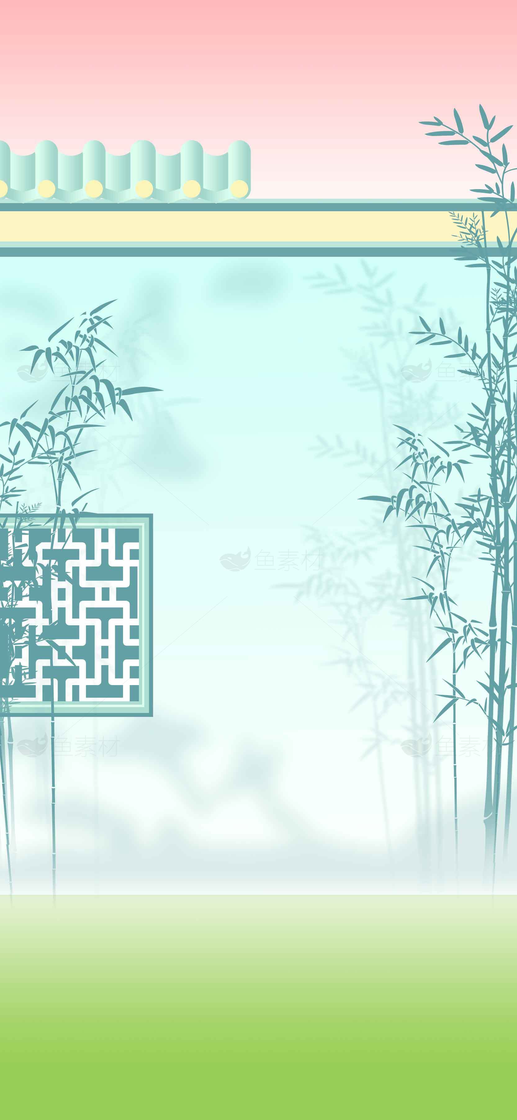 中国风竹子背景图片素材