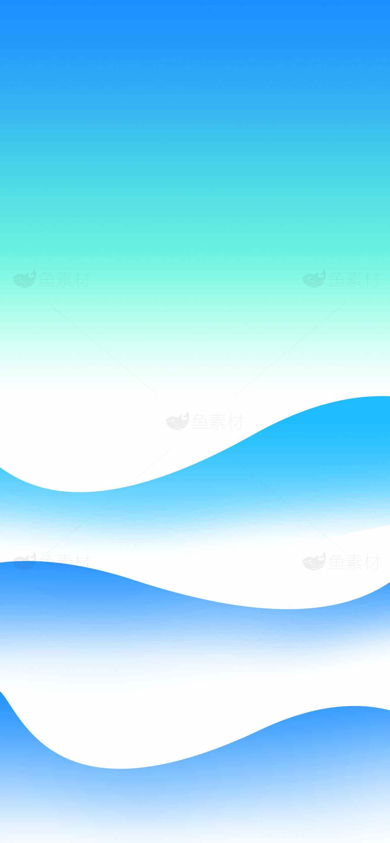 蓝白渐变海洋风背景图片素材