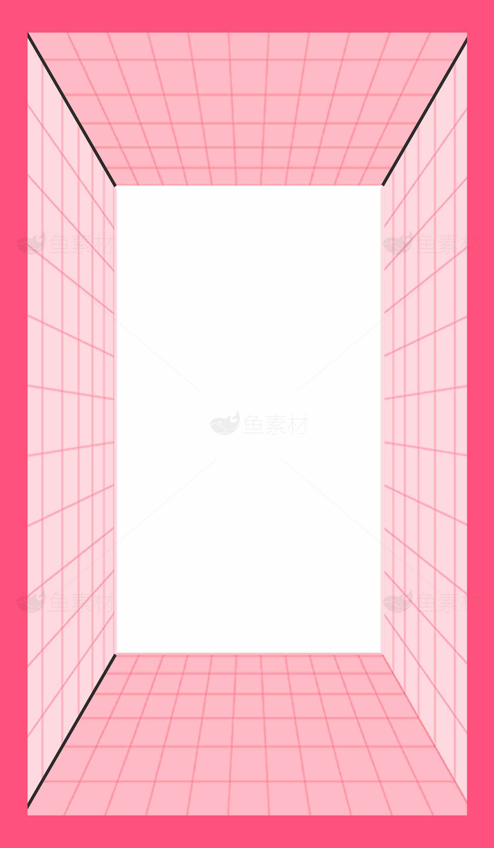 粉色几何空间设计背景图片素材