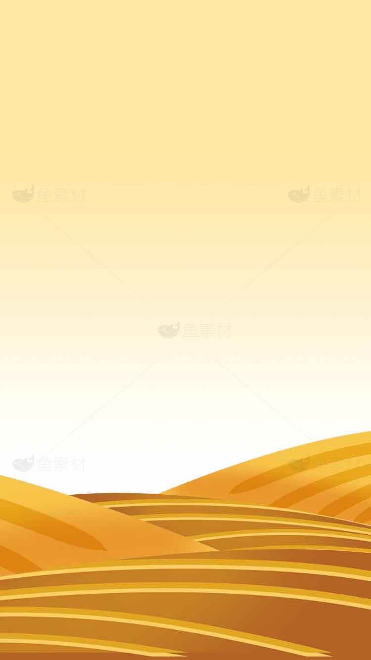 沙漠风光插画背景图片素材