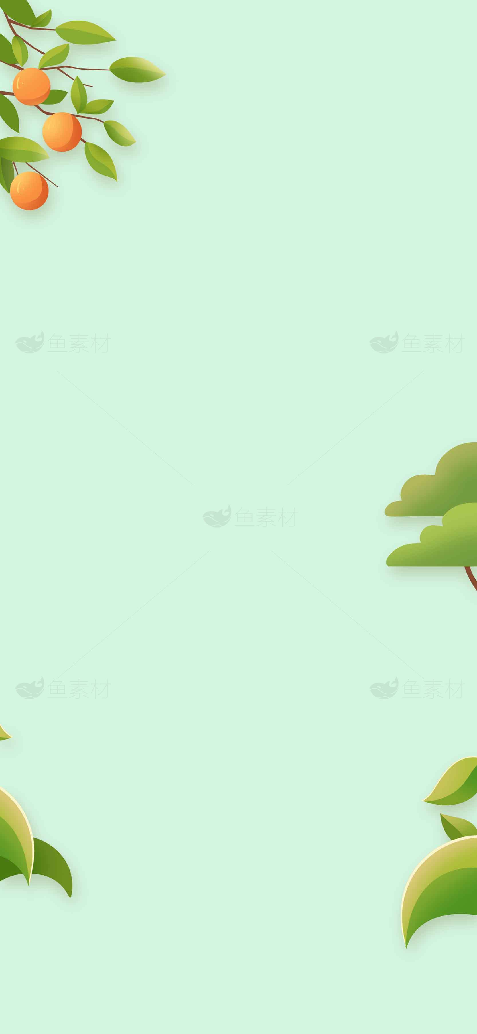 清新自然风格绿色背景图片素材