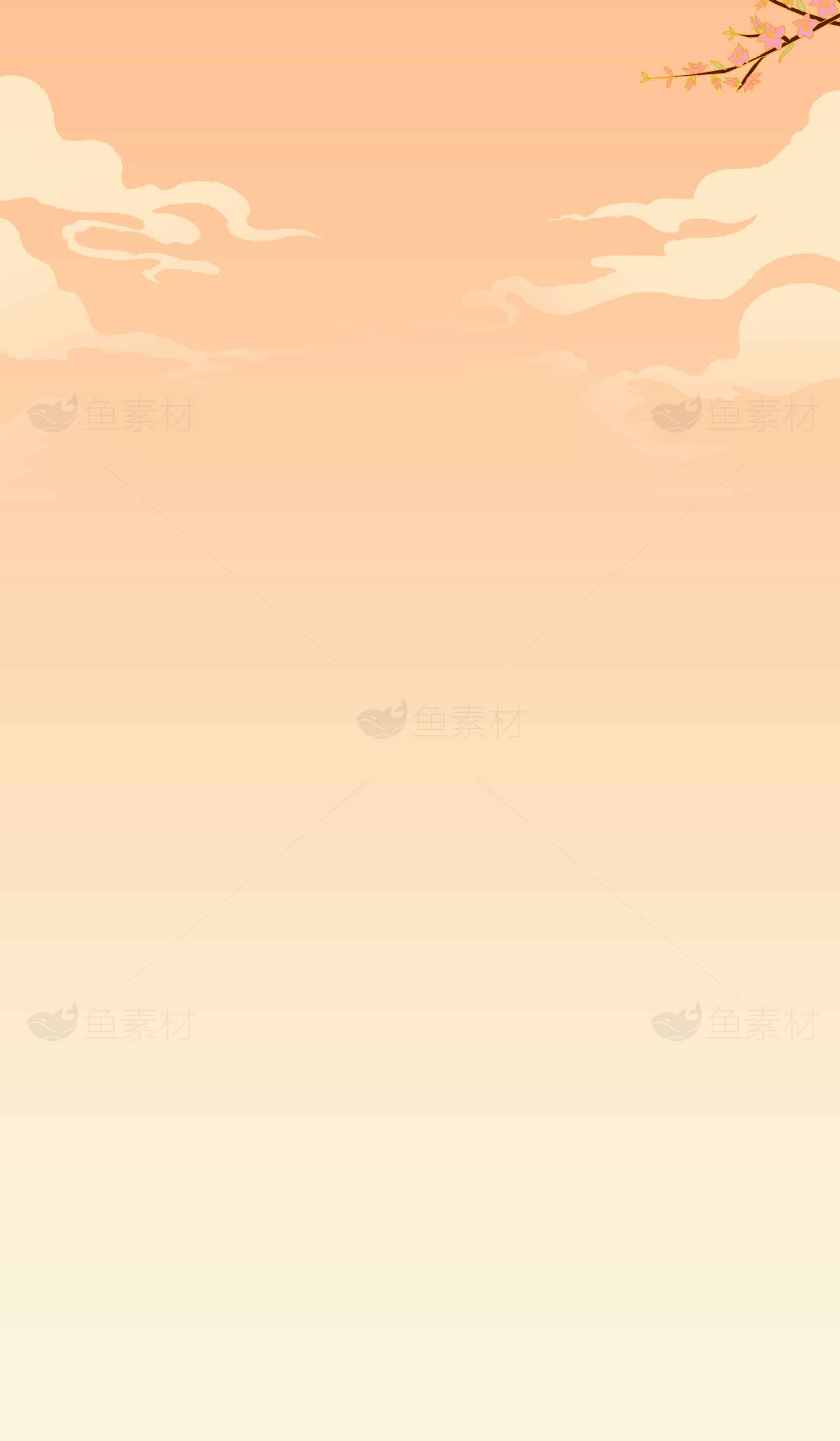 唯美橙色渐变背景图片素材