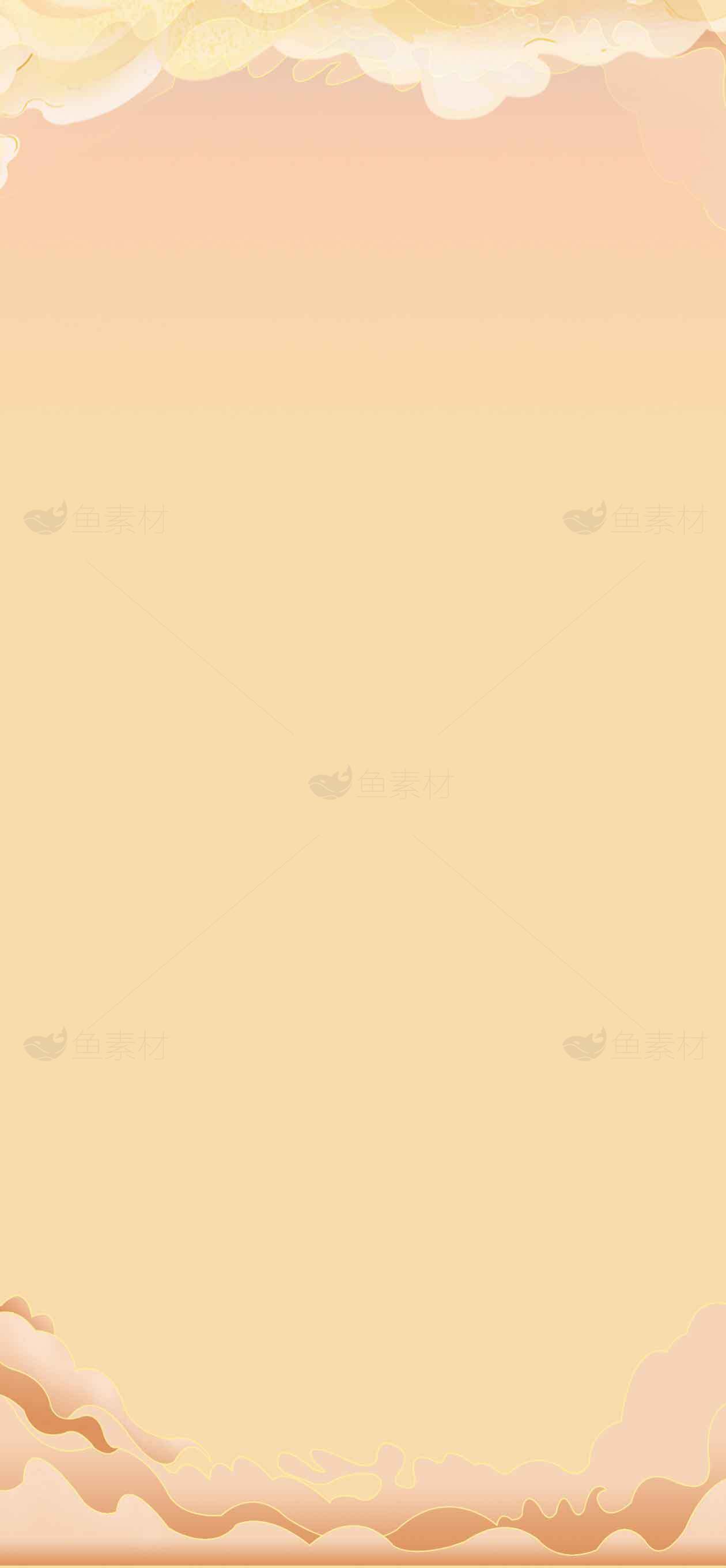 温暖柔和的卡通背景图片素材