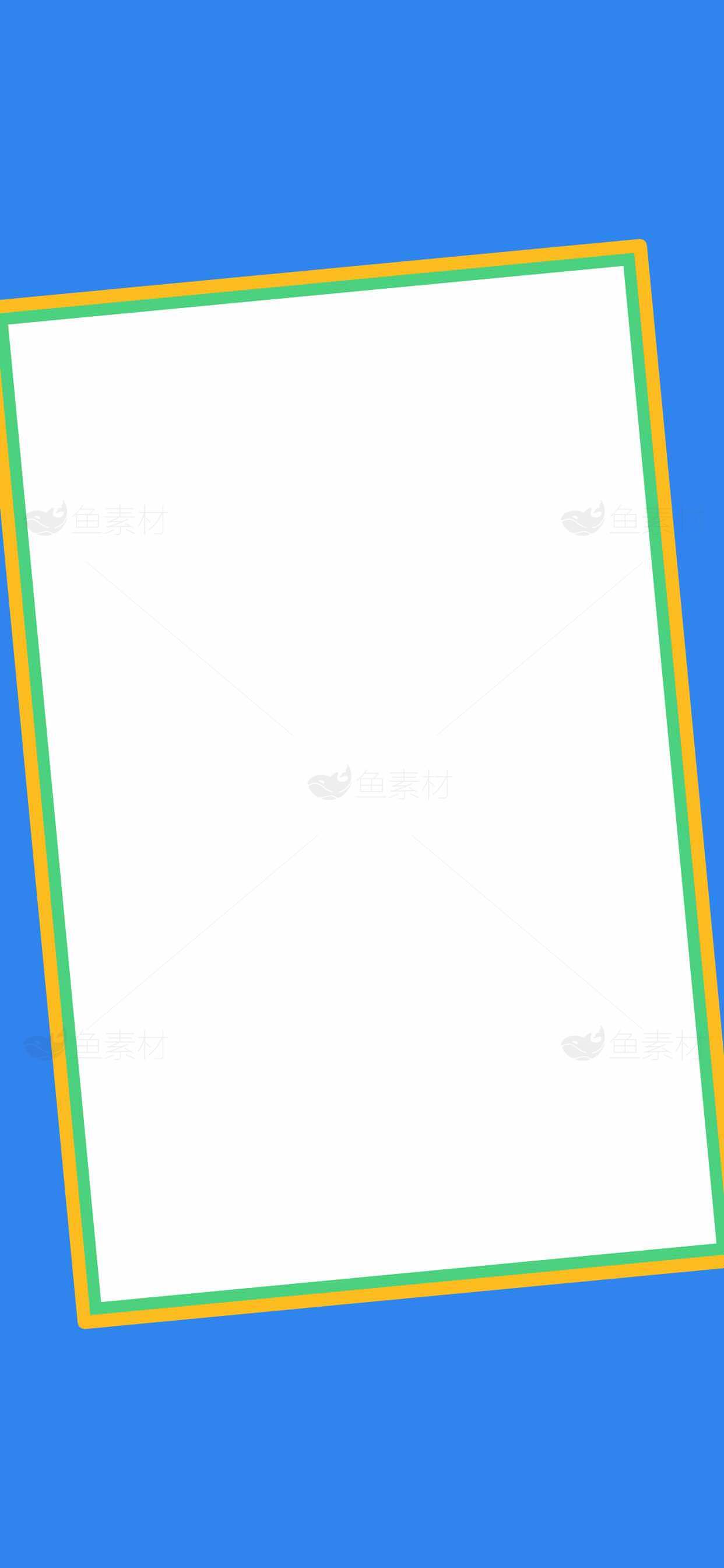 蓝色背景创意边框设计图片素材