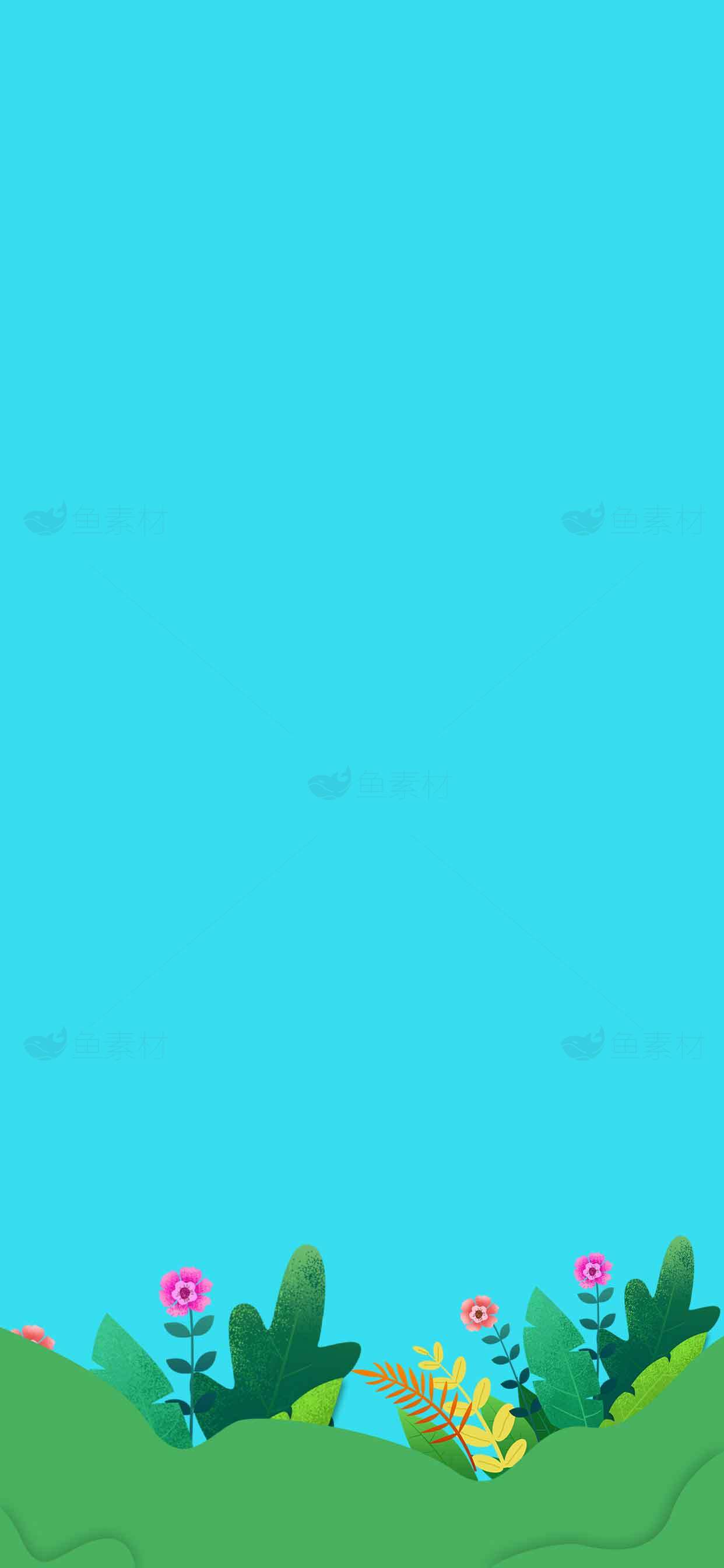 清新自然风格背景图片素材