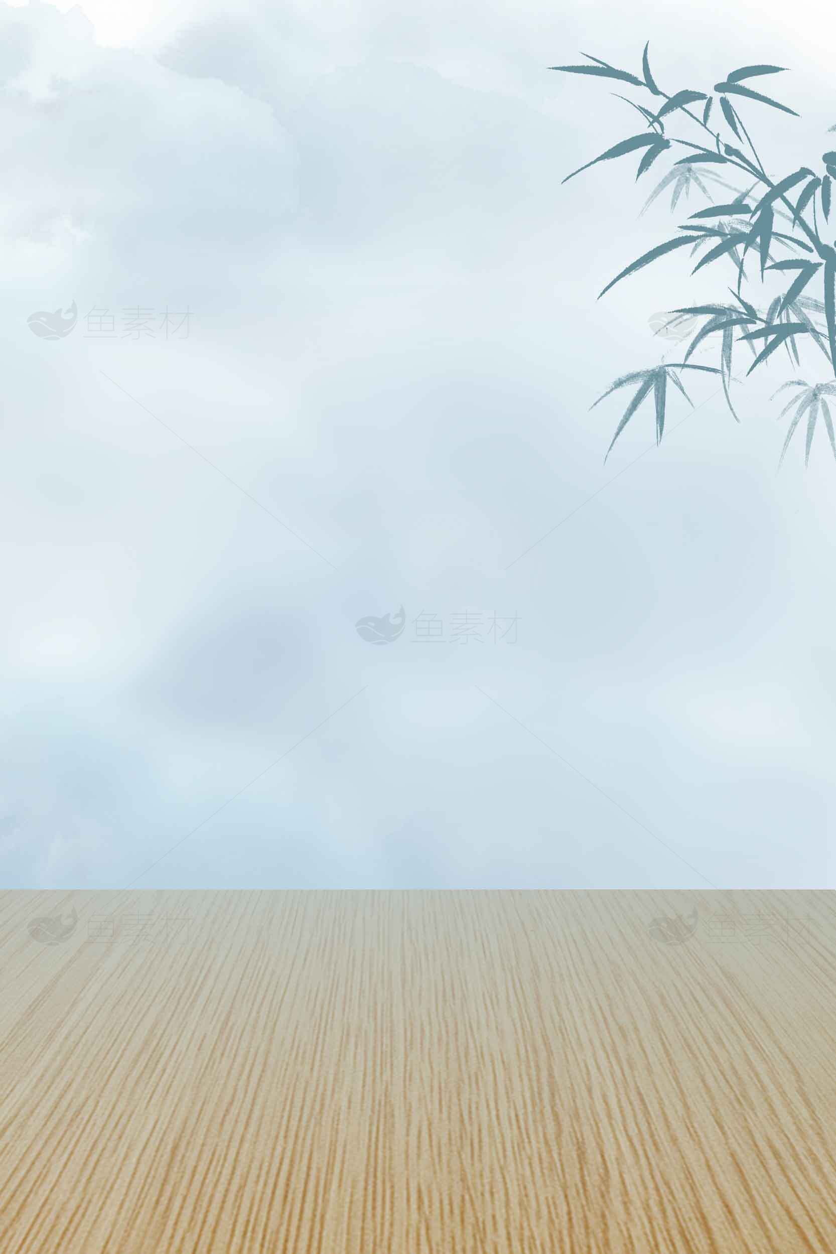 简约竹子背景图片，适合自然主题设计素材