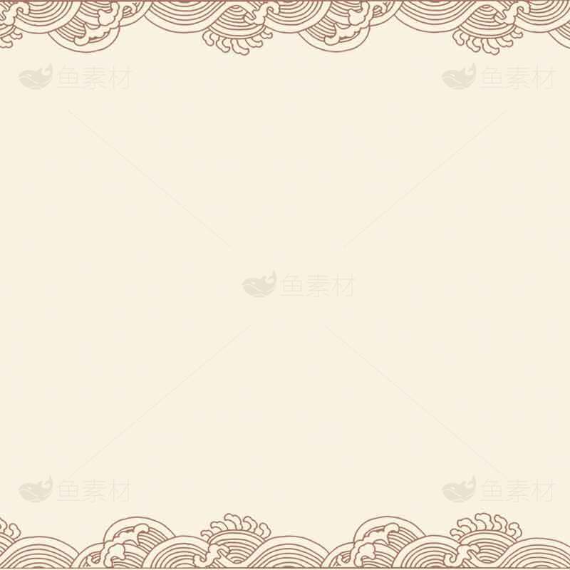 中式复古花纹边框背景图片素材