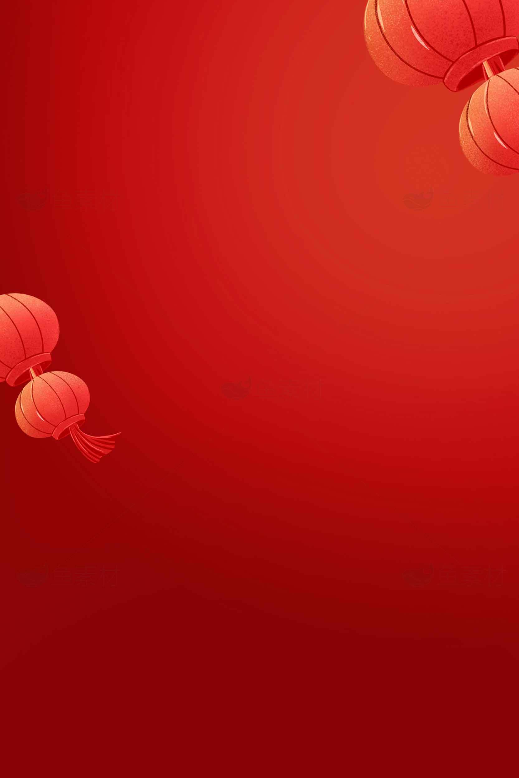 中国红灯笼背景图片 - 传统节日设计素材