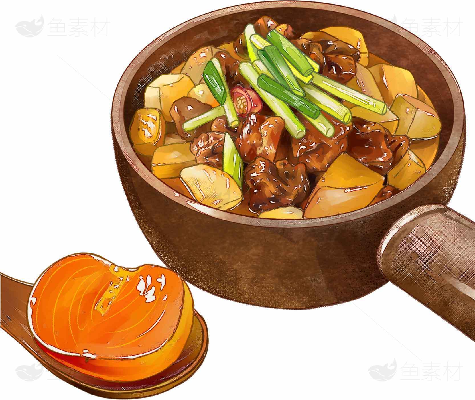 家常红烧牛肉土豆煲的做法与技巧素材