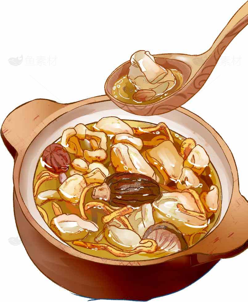 滋补养生鸡汤食谱推荐素材