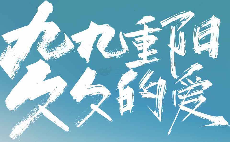 九九重阳节传统文化海报素材