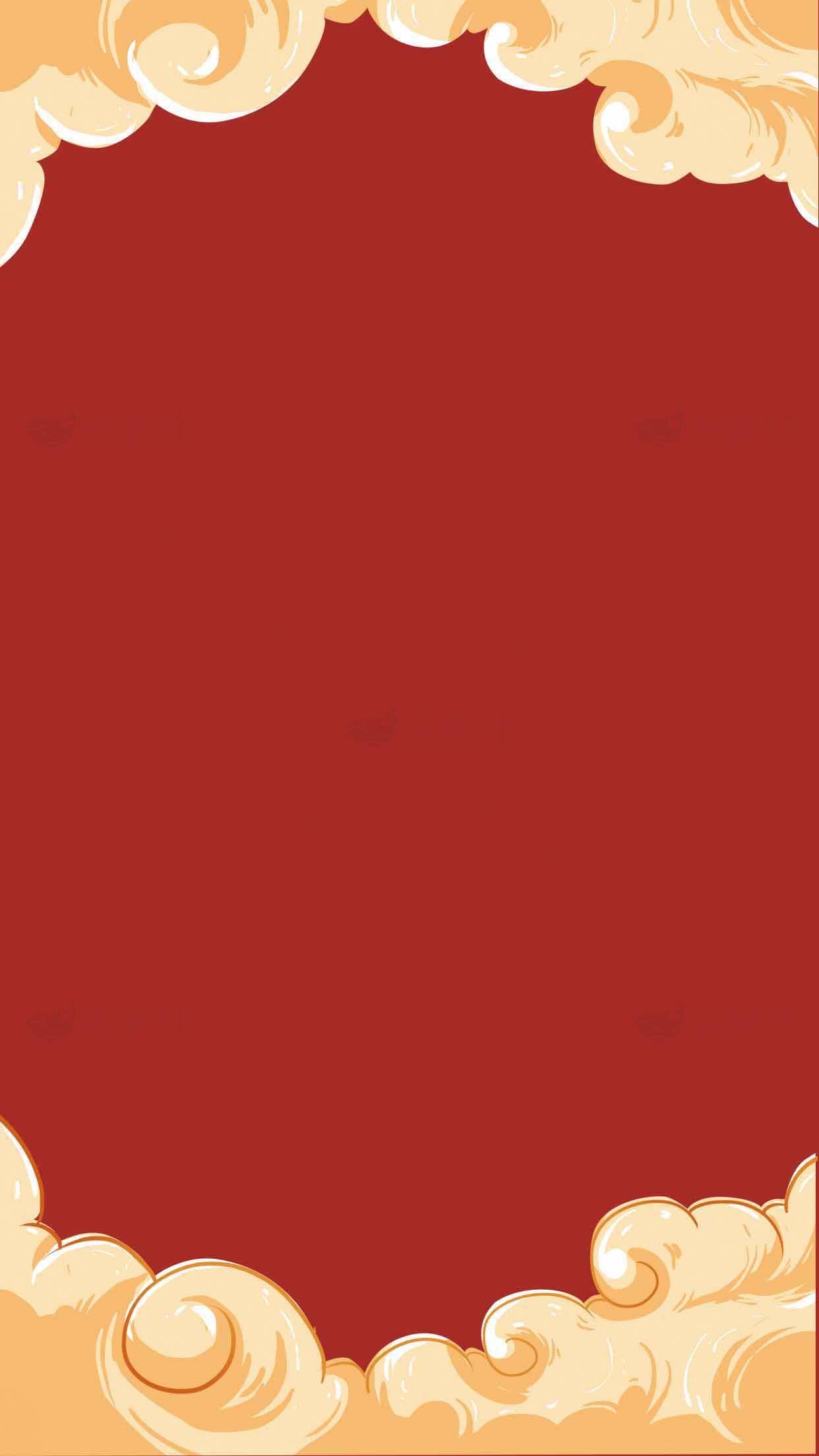 红色中国风背景设计图片素材