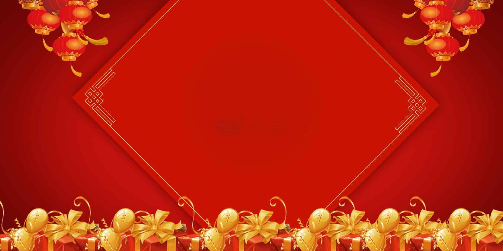 喜庆红色背景图片下载-新年节日设计素材