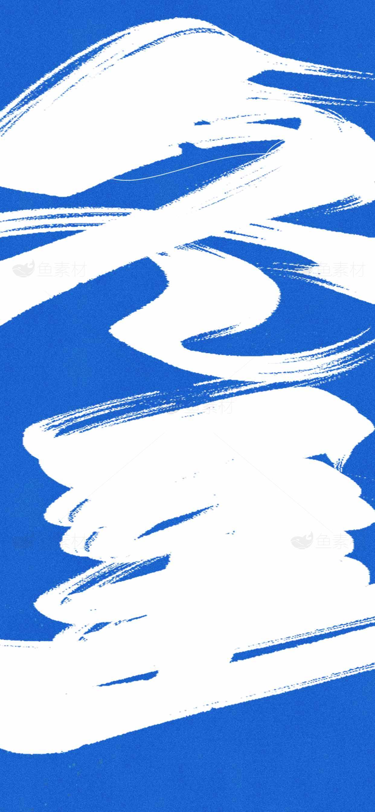 冬至蓝白抽象设计图片素材