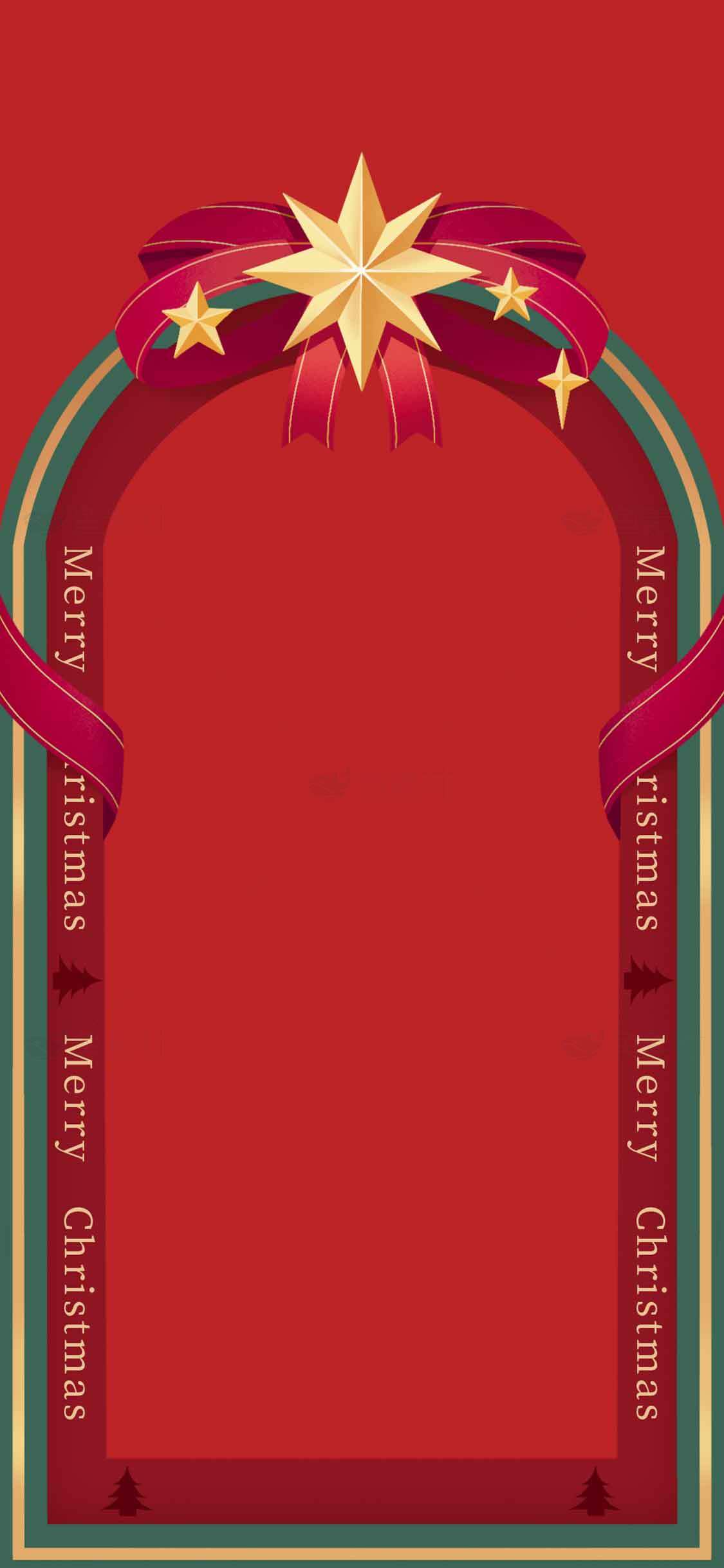 圣诞节红色背景装饰图片免费下载素材