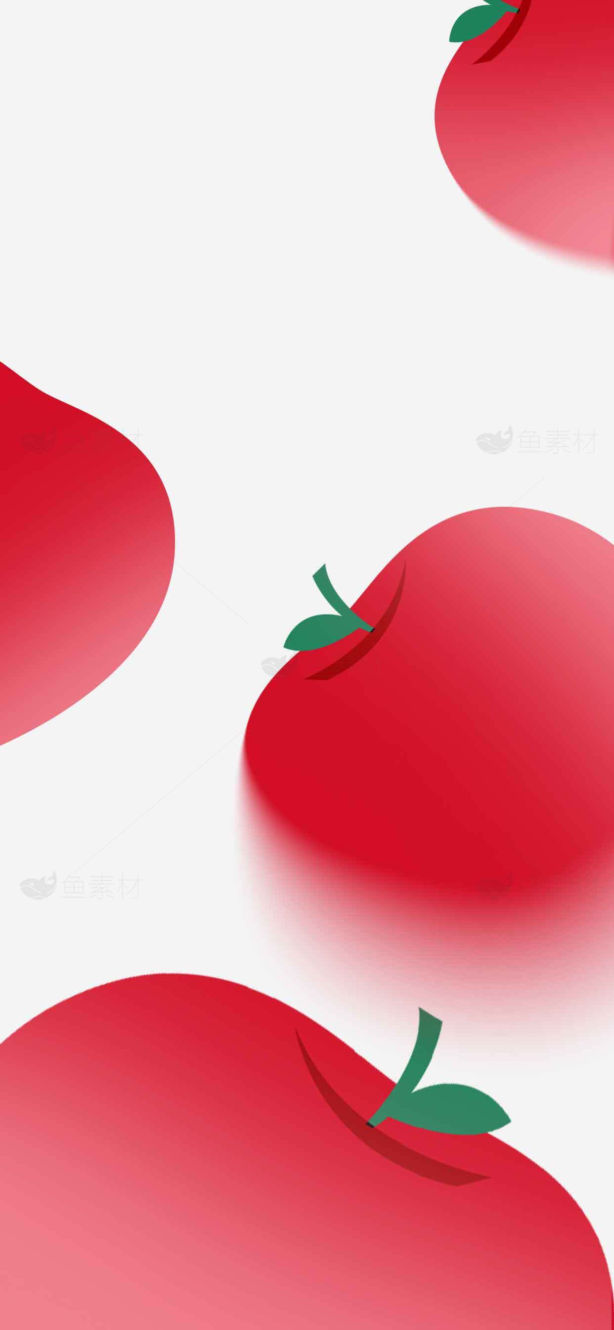 简约红苹果背景图片设计素材