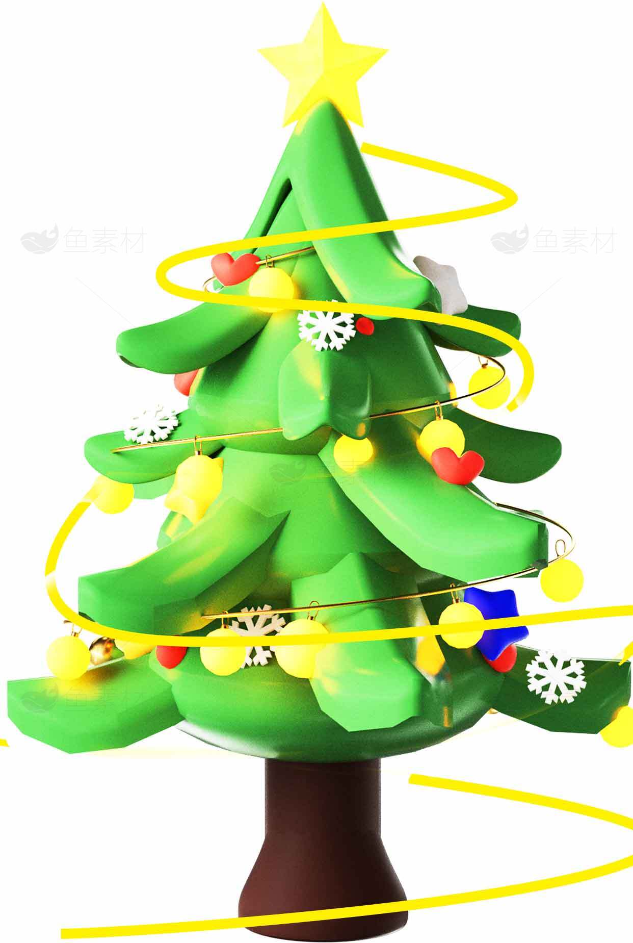 圣诞节装饰创意圣诞树图片素材