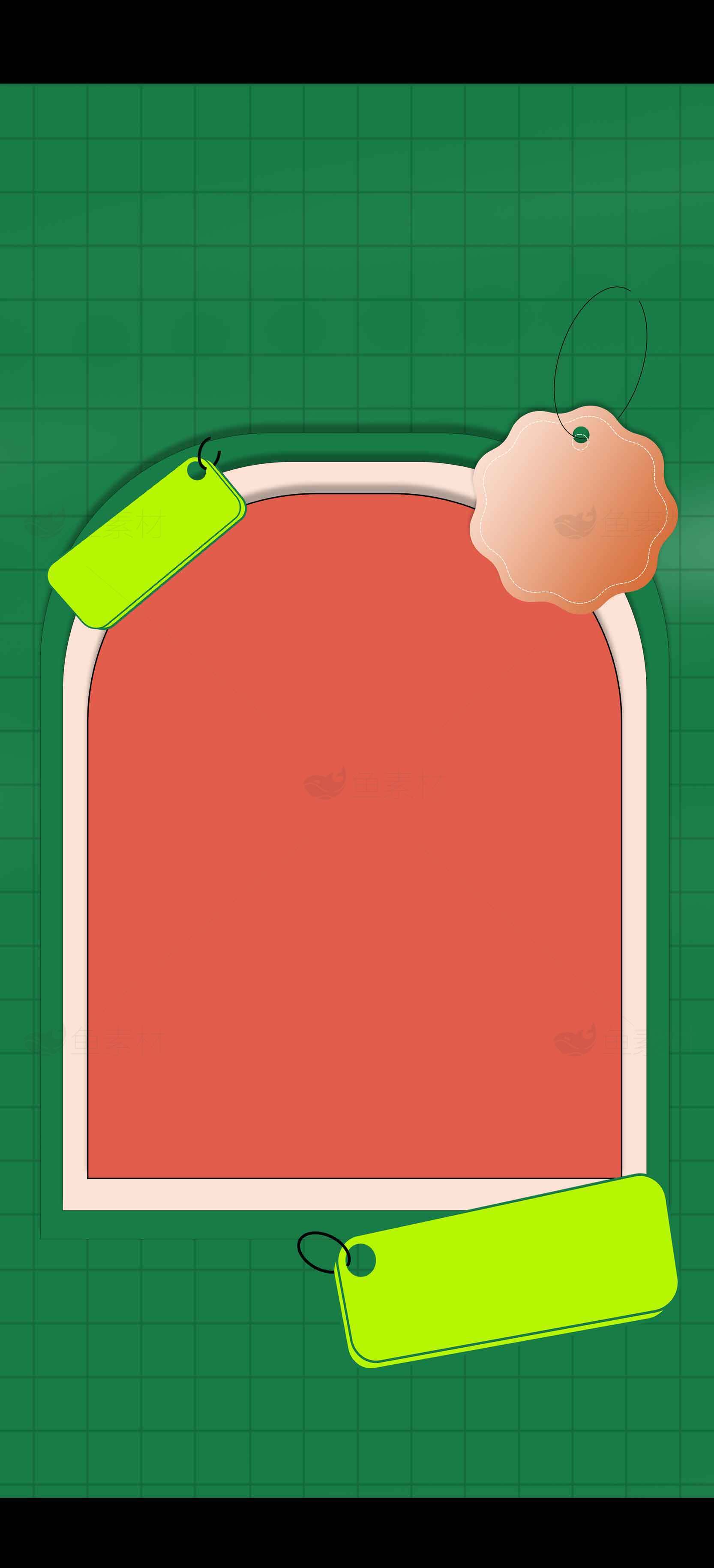 绿色背景创意设计模板素材