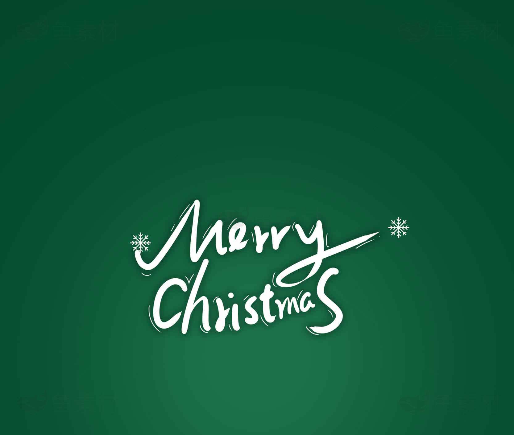 圣诞节绿色背景简约设计图片素材