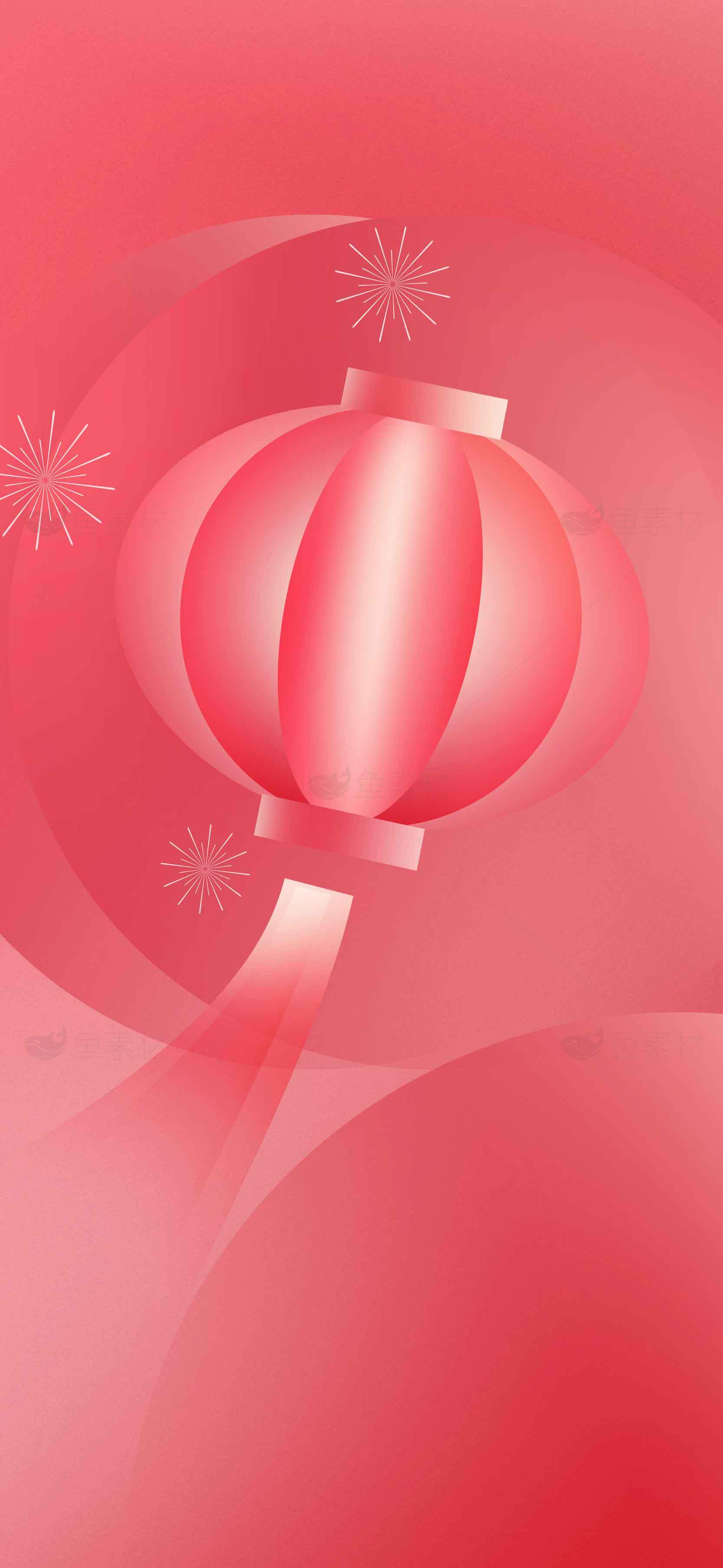 红色中国灯笼背景图片 | 节日庆祝设计素材