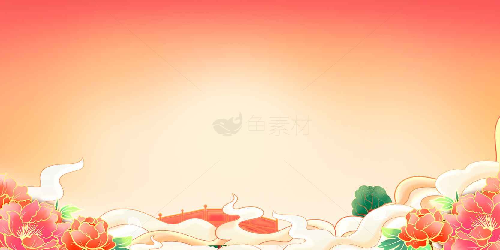 唯美中国风背景图片素材