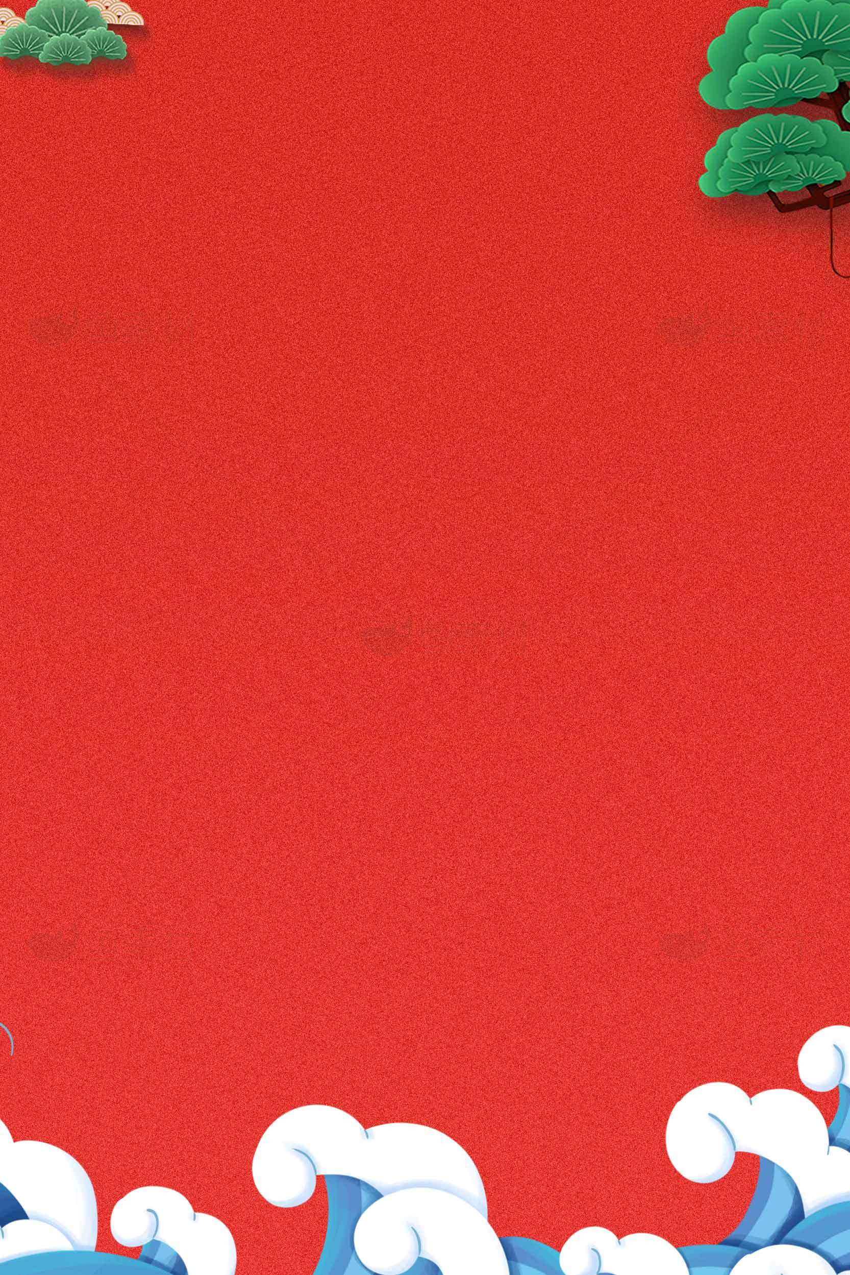 中国风红色背景图片素材