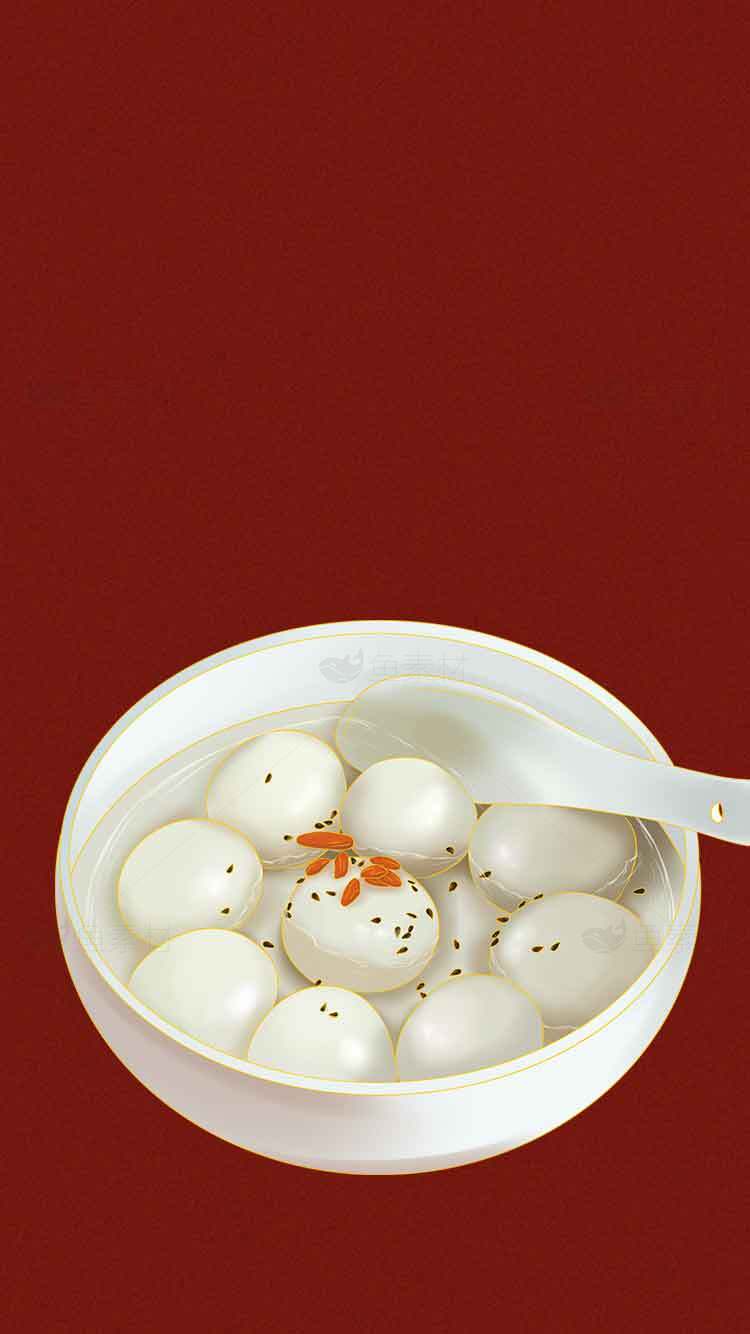 元宵节特色美食汤圆高清图片合集素材