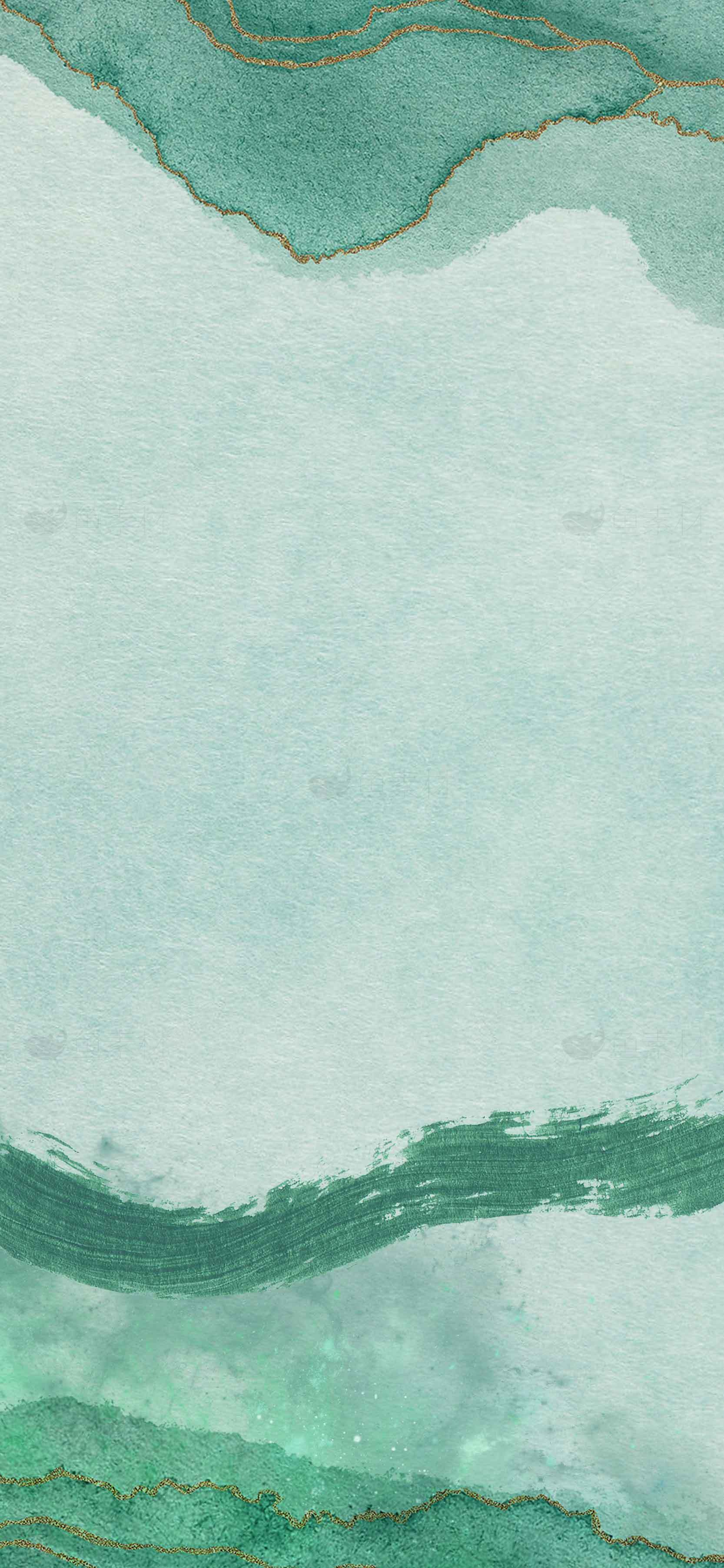 绿色水彩背景图片素材