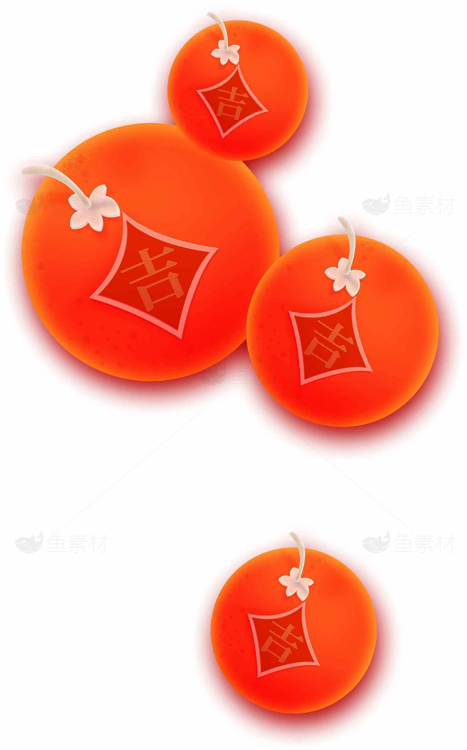 吉祥红色福气灯笼图片素材