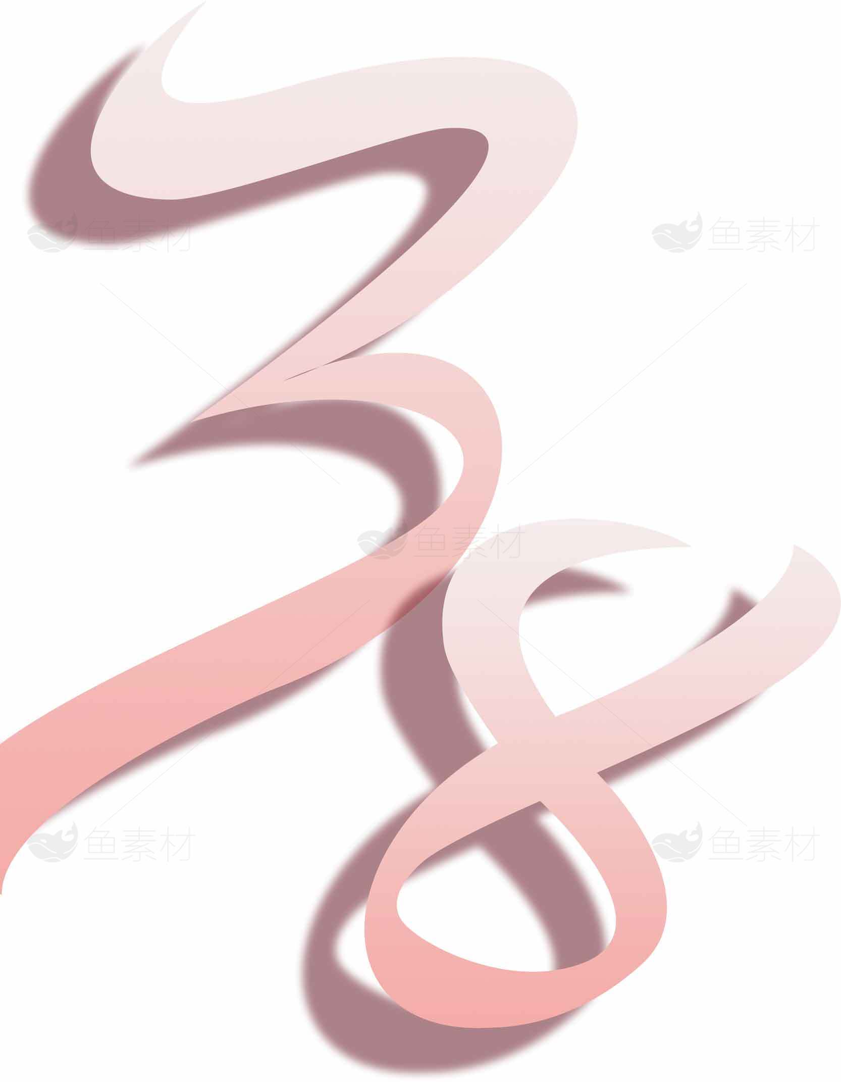 数字38简约艺术设计图片素材