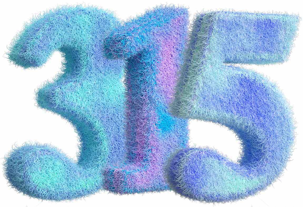 创意数字315艺术设计图片素材