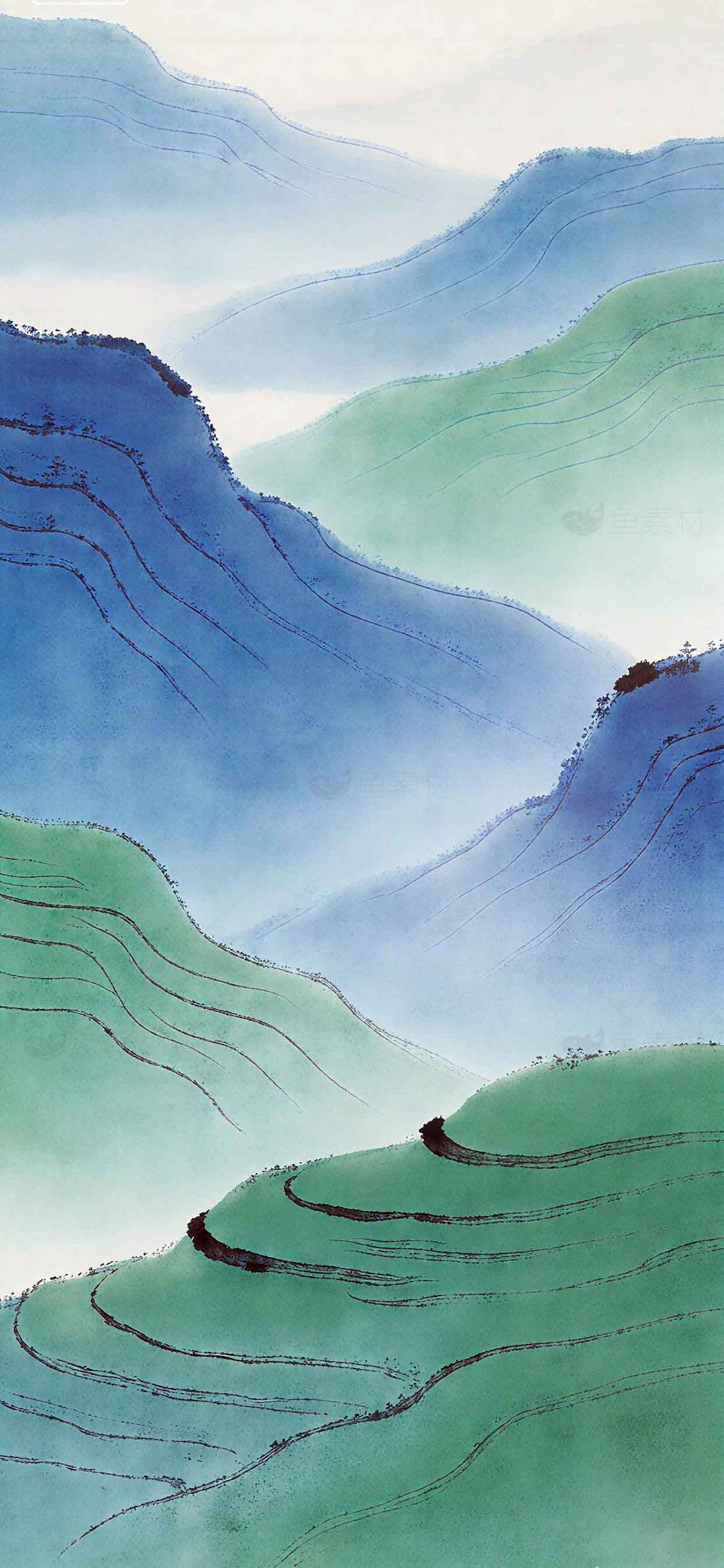 山水画风景壁纸高清下载素材